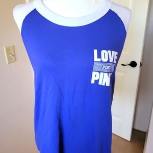 Pink sleevless shirt